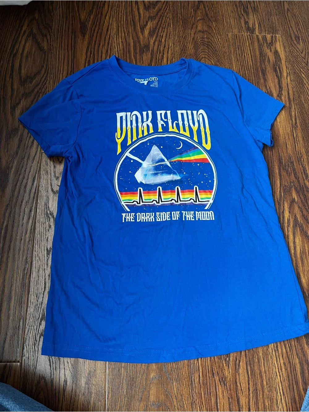 Pink Floyd Royal Blue Prism Graphic Tee large woman’s